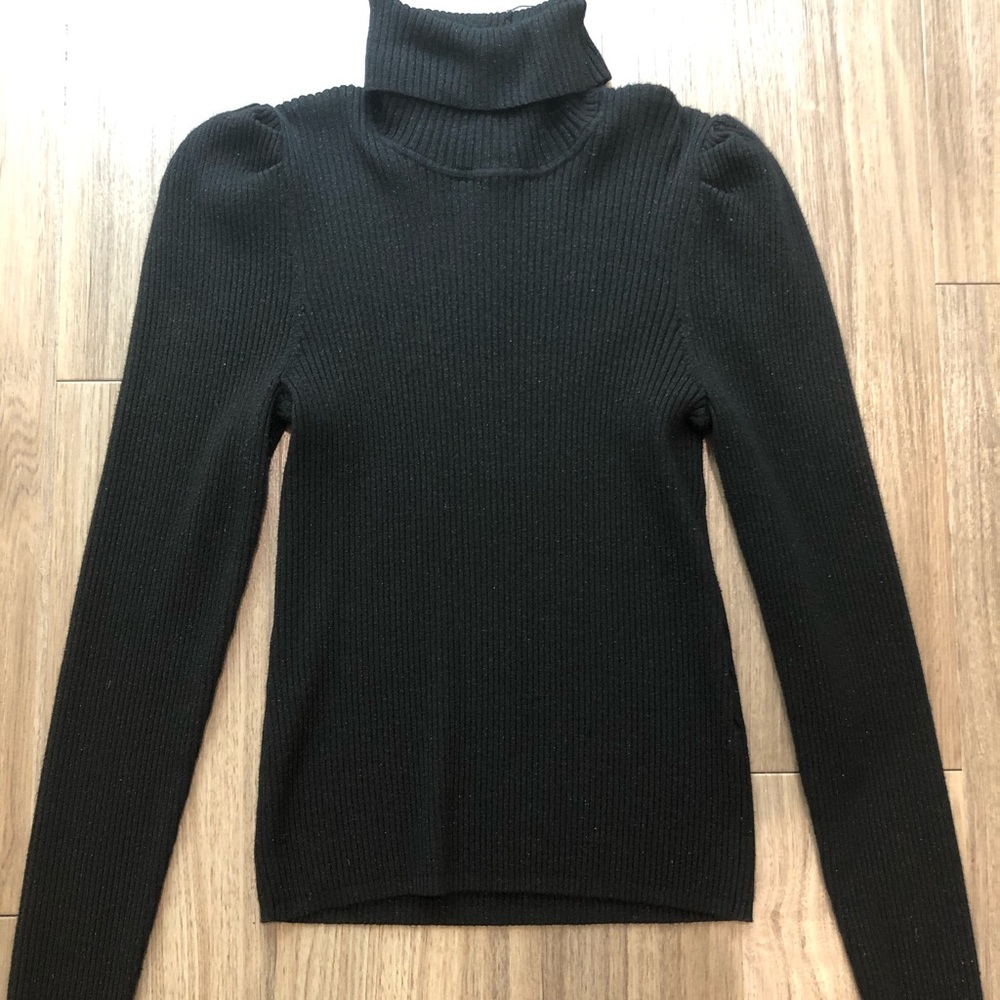 Bloomingdale’s brand black knit sweater